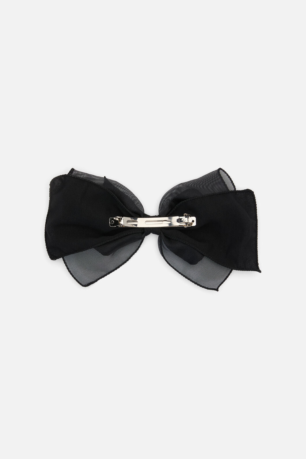 Princess Highway - Organza Texture Bow Clip - black