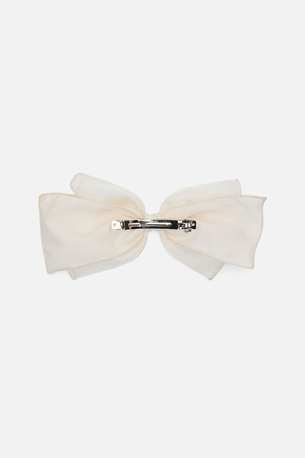 Princess Highway - Organza Texture Bow Clip - cream