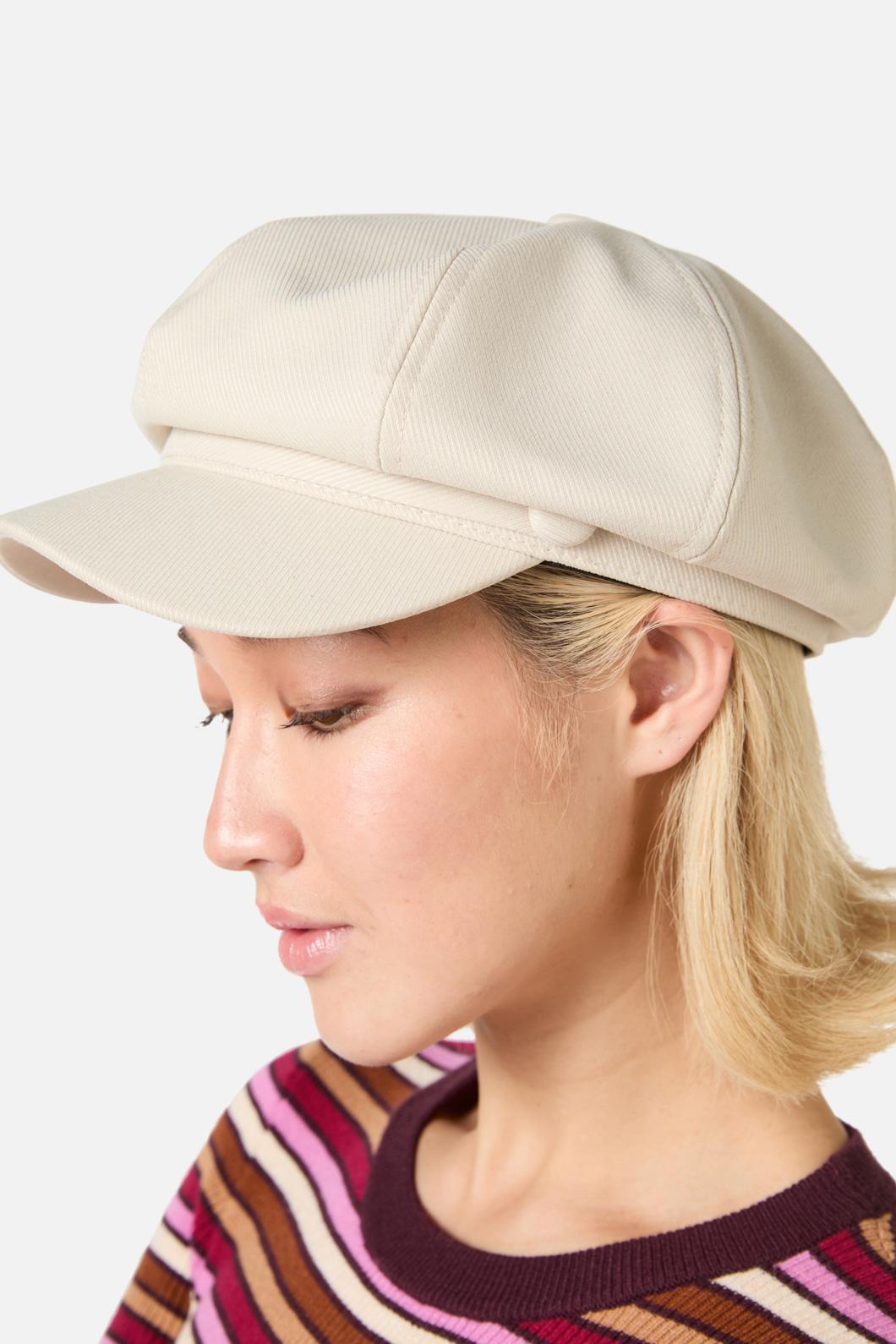 Princess Highway - Cream Button Peak Hat - cream