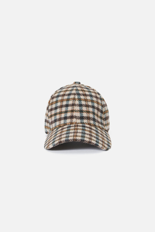 Princess Highway - Check Cap - chocolate