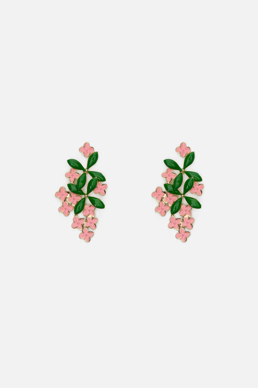 Princess Highway - Bunch of Flowers Earrings - pink