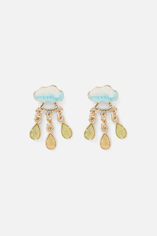 Princess Highway - Rain Cloud Earrings - gold