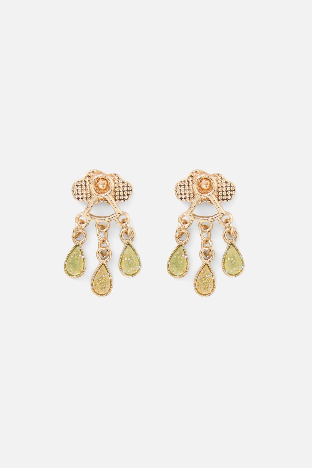 Princess Highway - Rain Cloud Earrings - gold