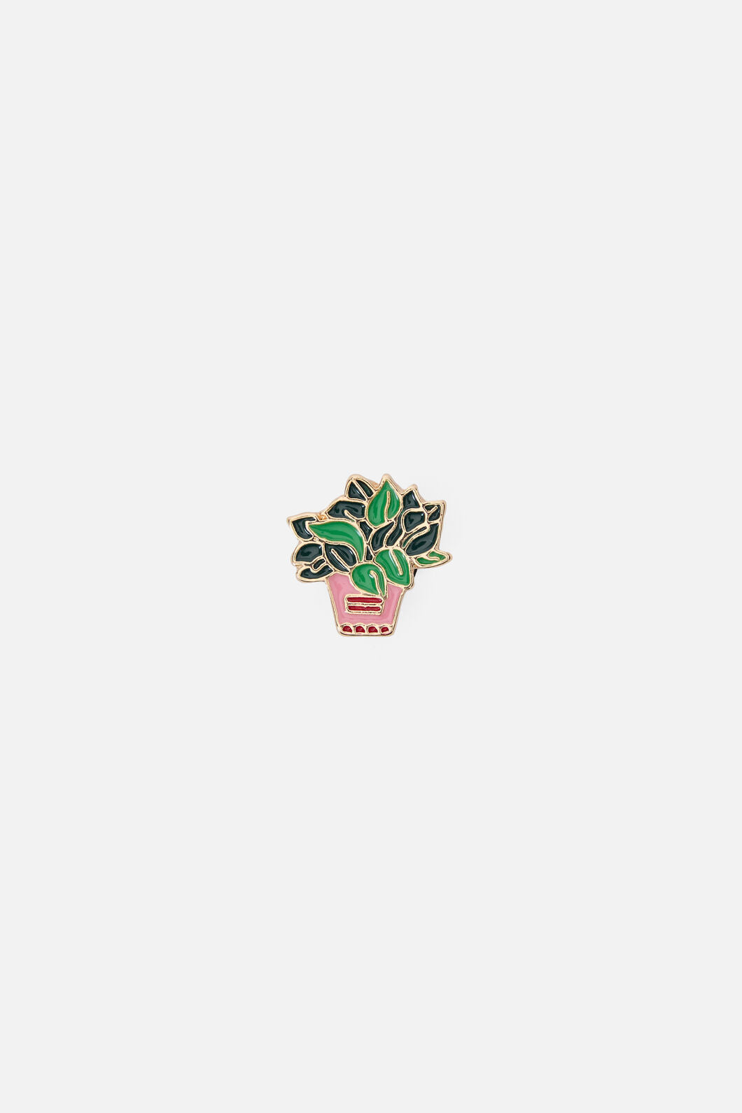 Princess Highway - Leafy Pot Plant Pin - multi