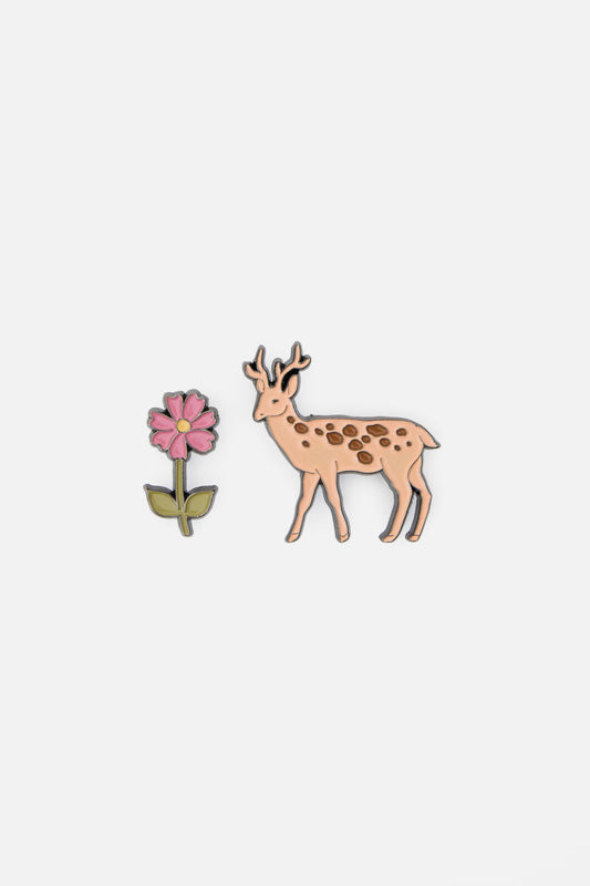 Princess Highway - Meadow Deer Pin Set - multi