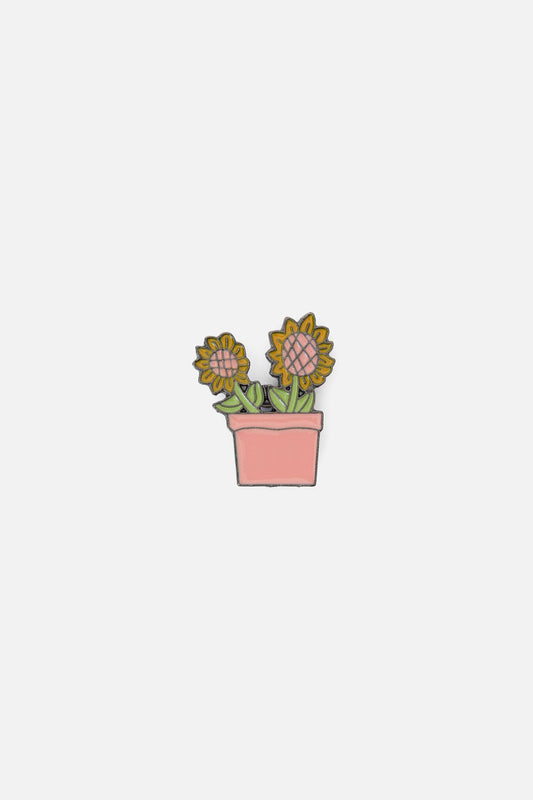 Princess Highway - Sunflower Pot Plant Pin - multi