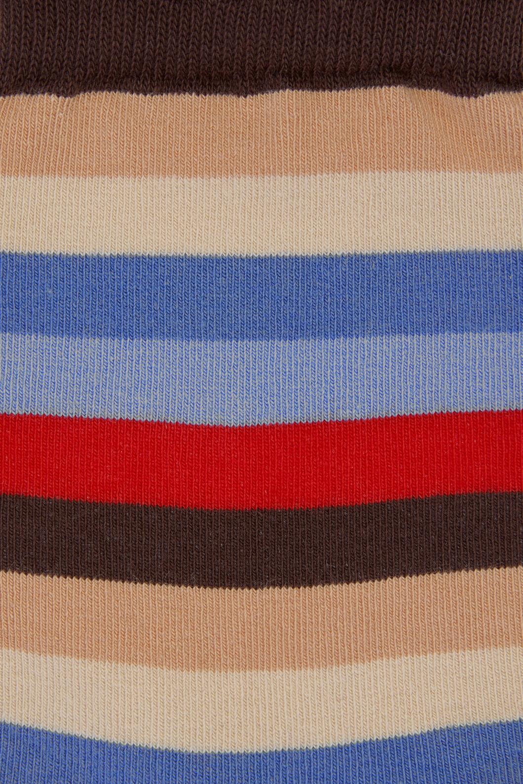 Princess Highway - Choc Striped Socks - chocolate