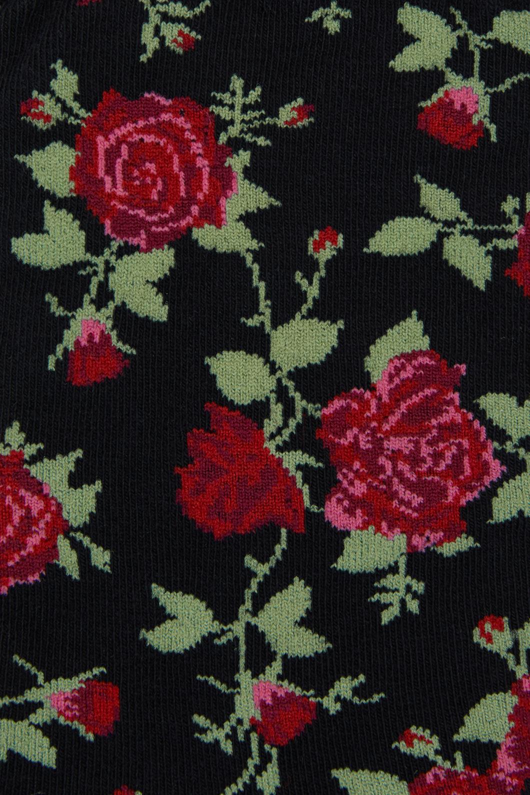 Princess Highway - Winter Roses Socks - black