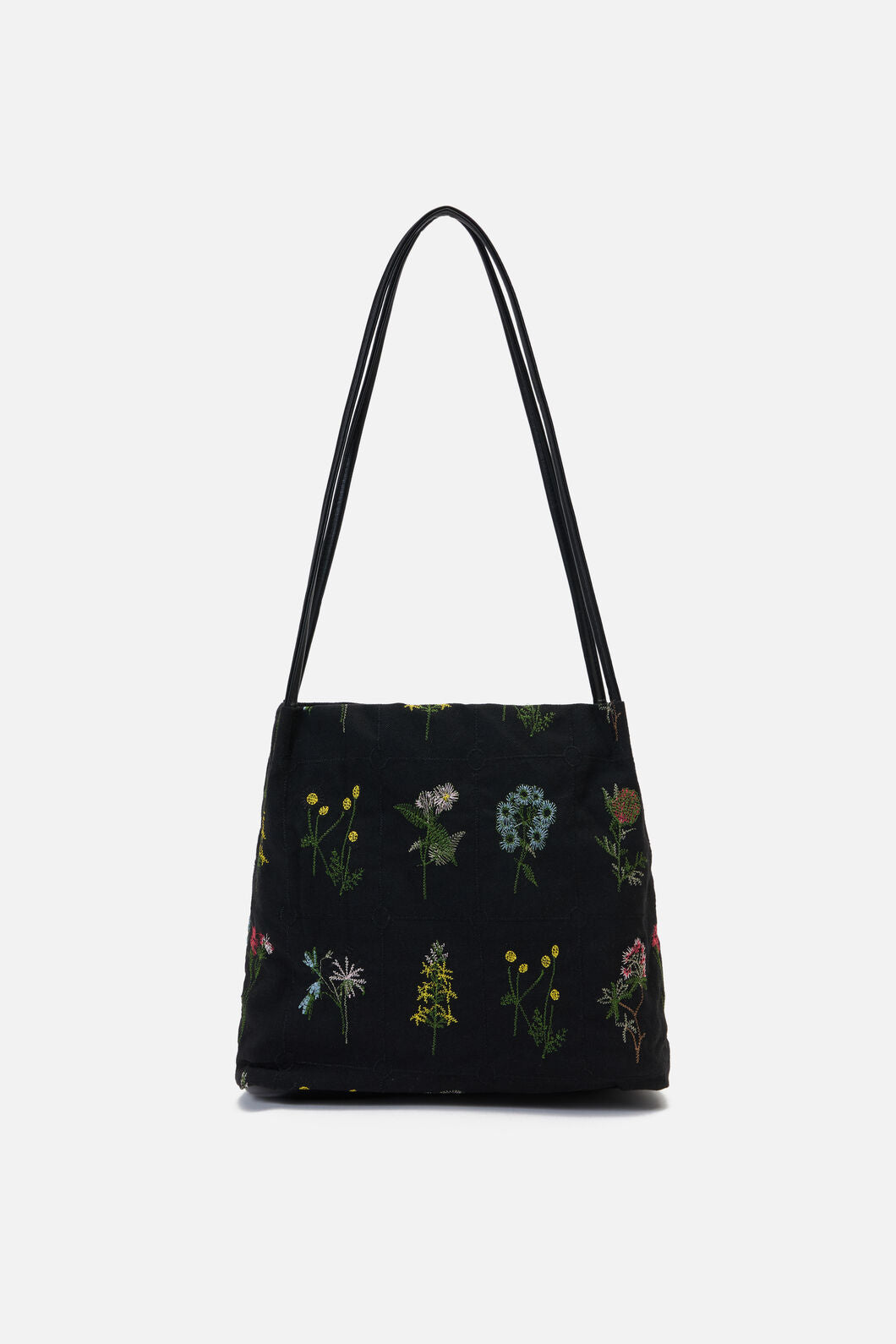Princess Highway - Floral Embroidered Bag - indigo