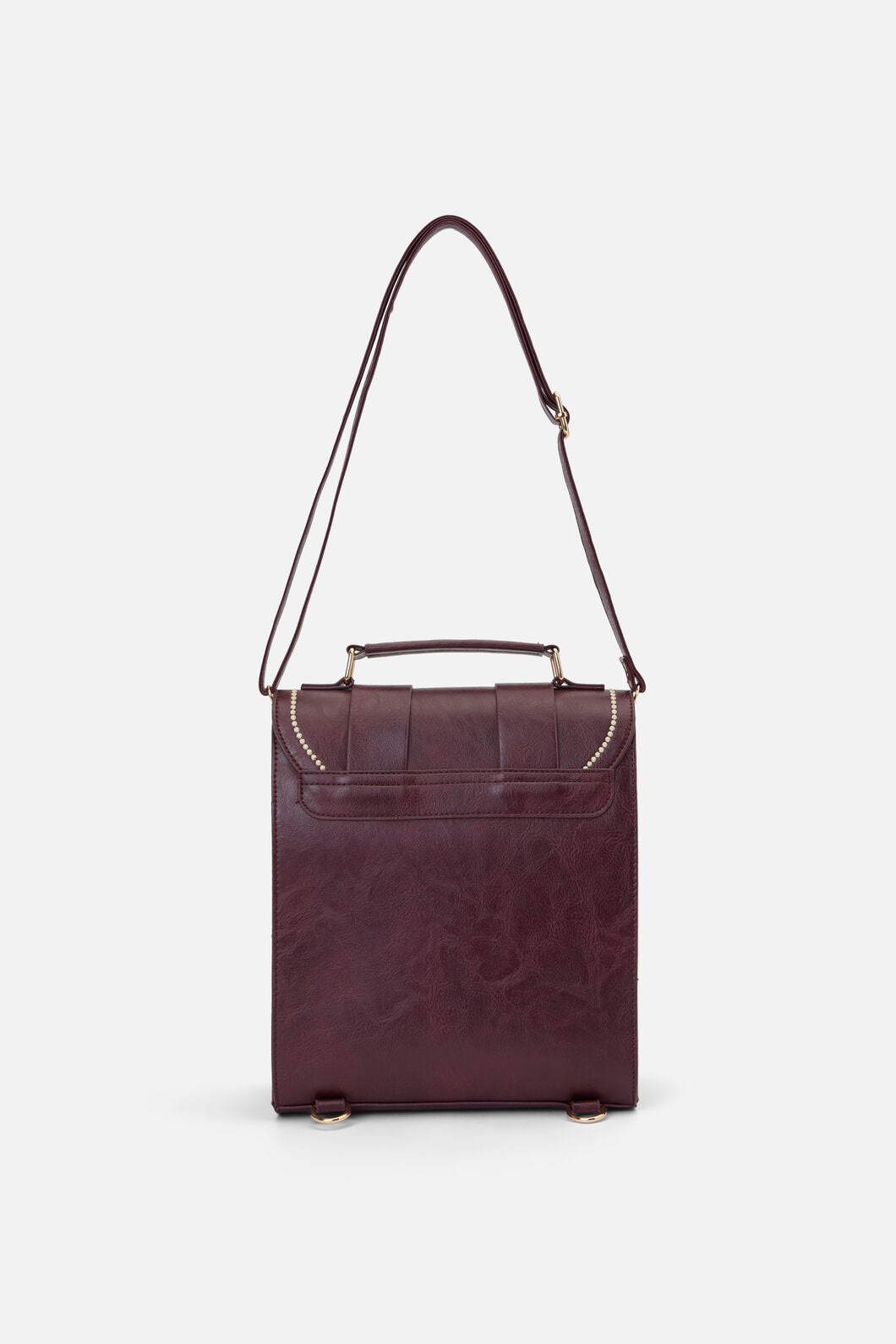 Princess Highway - Burgundy Two Way Satchel - burgundy