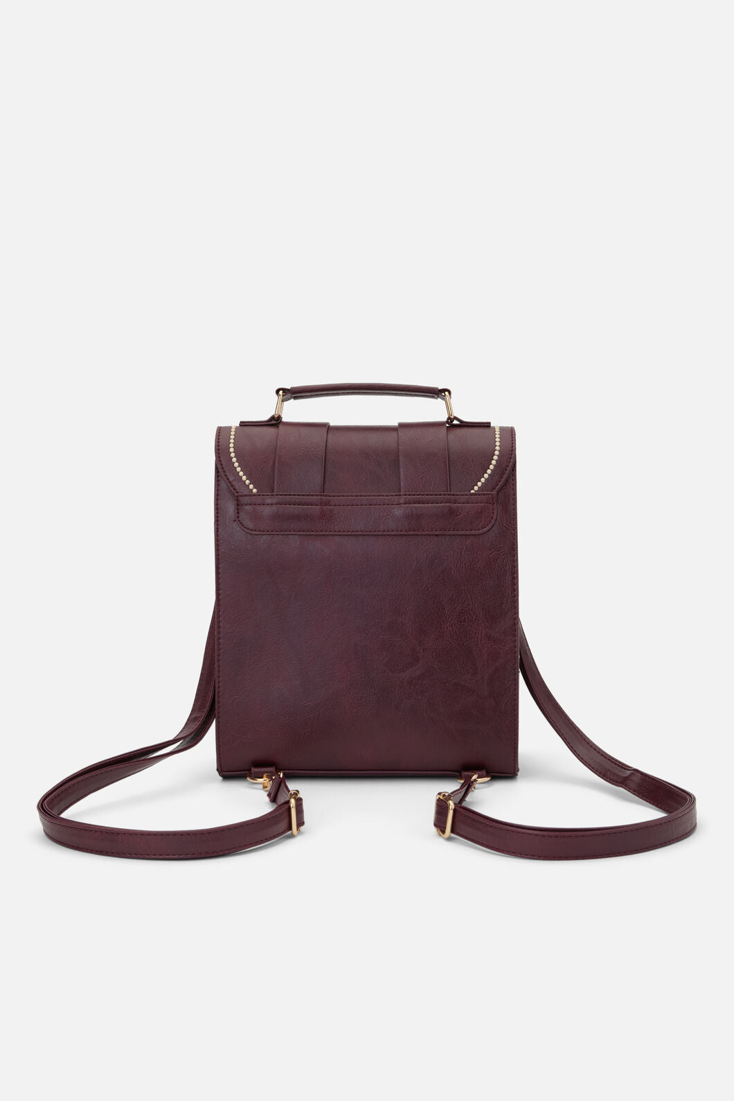 Princess Highway - Burgundy Two Way Satchel - burgundy