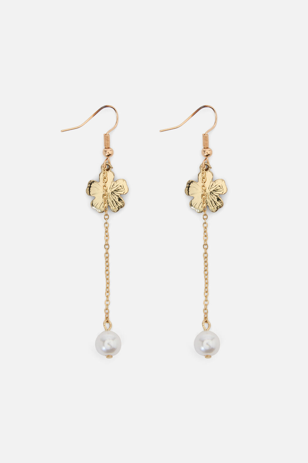 Princess Highway - Blossom & Pearl Earrings - gold