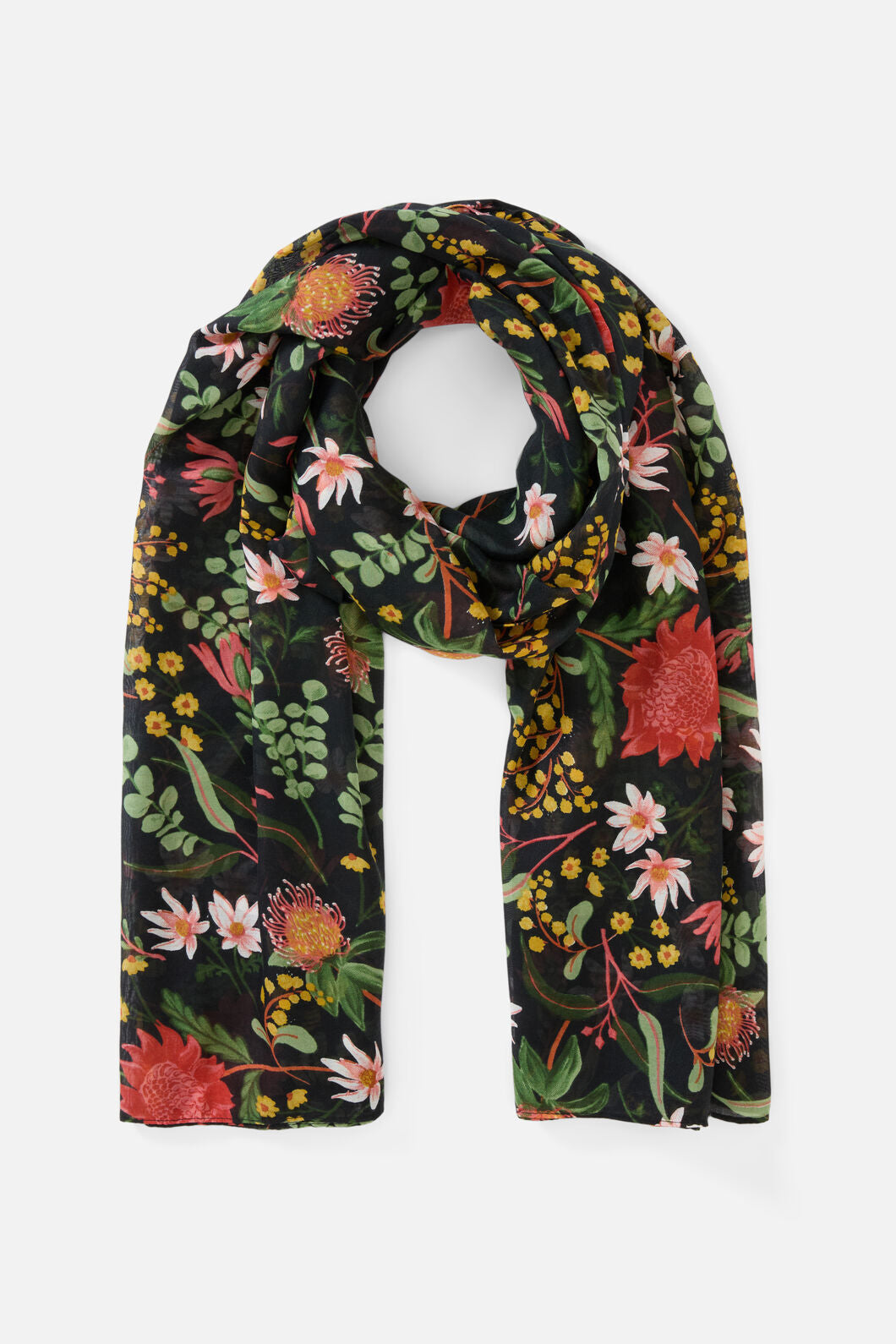 Princess Highway - Opal Native Scarf - black