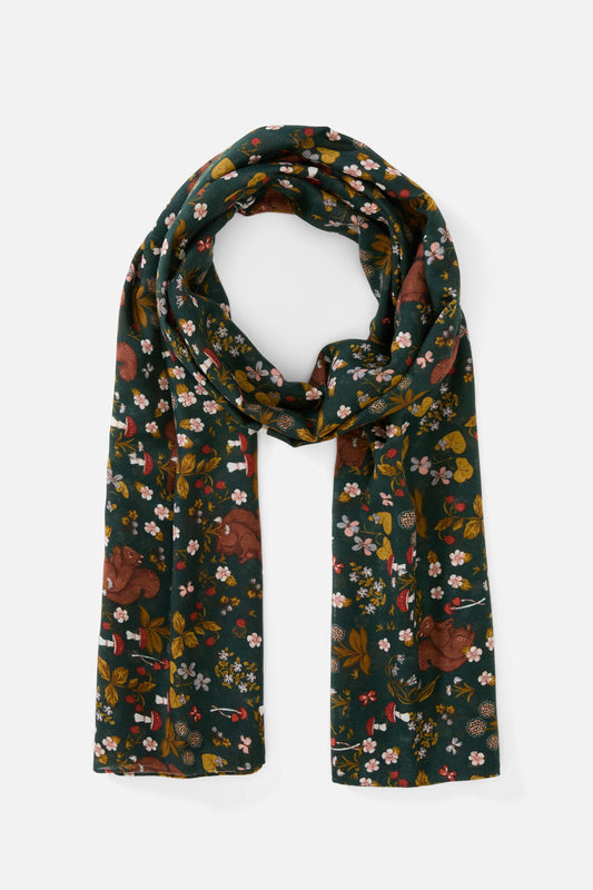 Princess Highway - Squirrel Scarf - green
