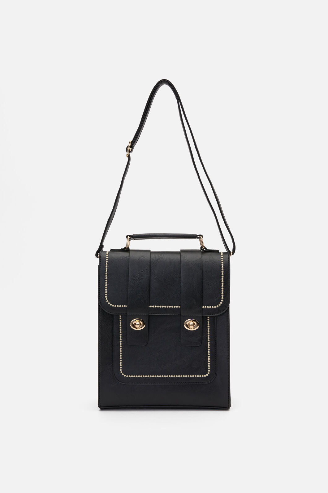 Princess Highway - Black 2 Way Satchel - black
