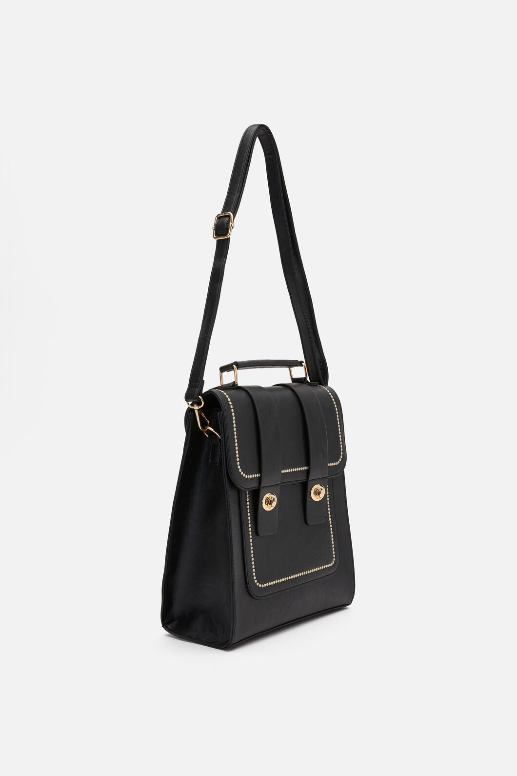 Princess Highway - Black 2 Way Satchel - black