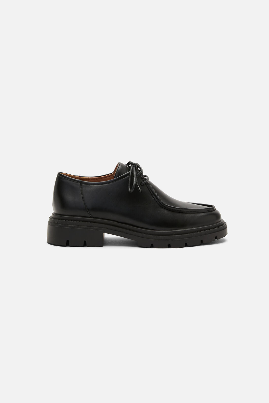 Princess Highway - Black Lace Up Brogue - black