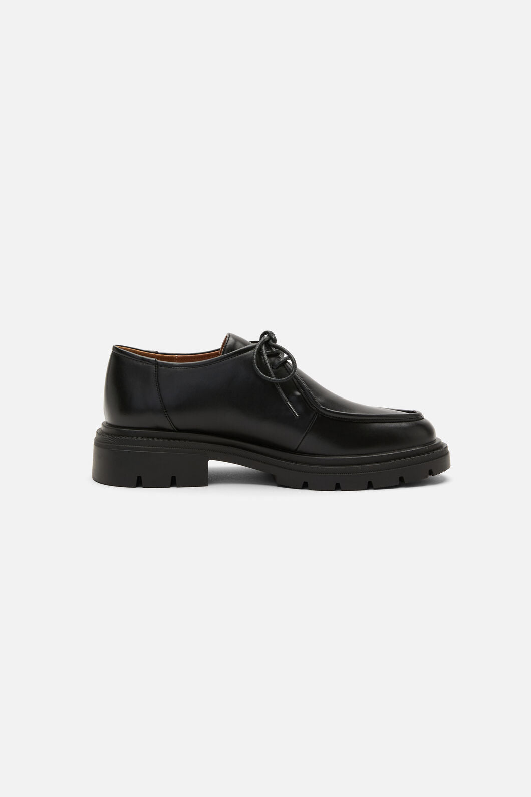 Princess Highway - Black Lace Up Brogue - black