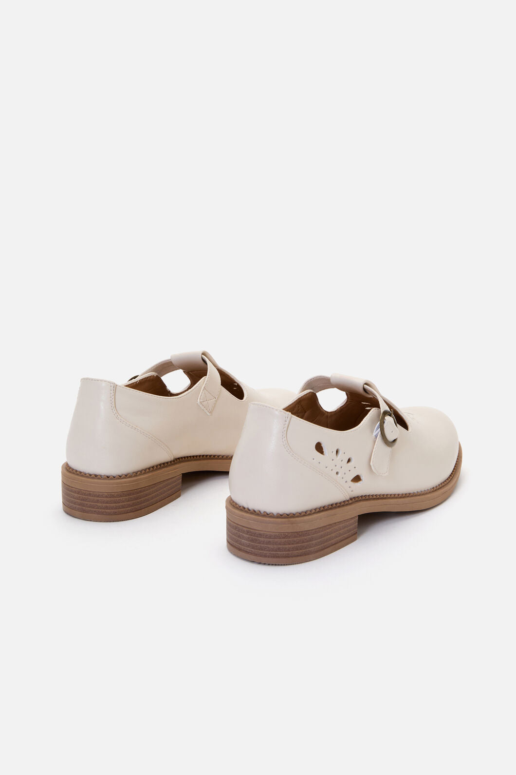 Princess Highway - Cream Cut Out Shoe - cream