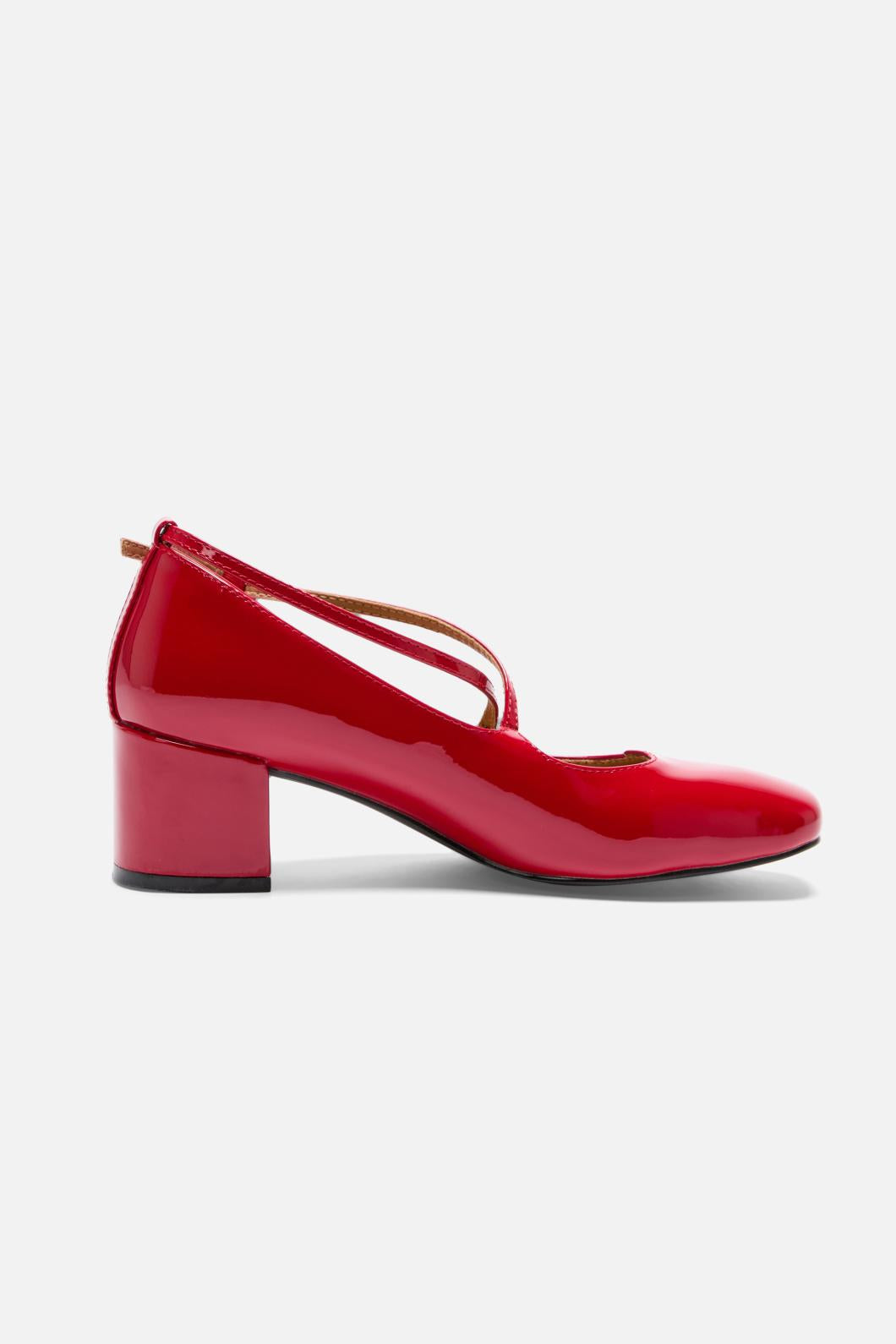 Princess Highway - Red Heart Mary Jane - red