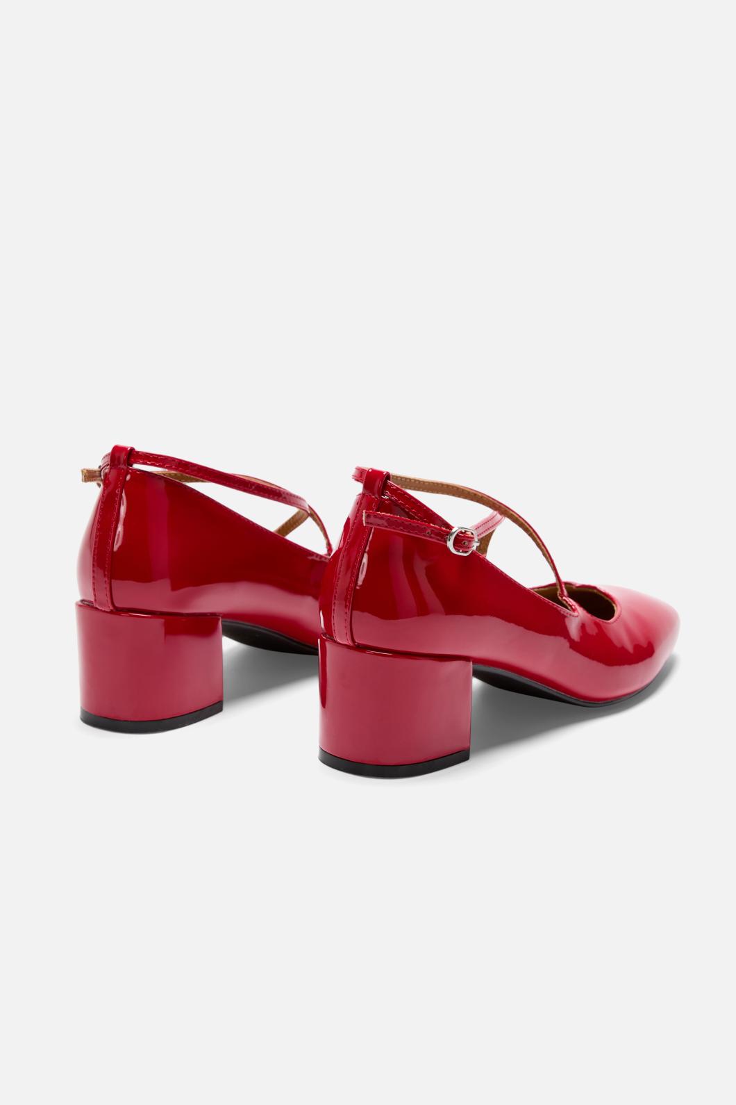 Princess Highway - Red Heart Mary Jane - red
