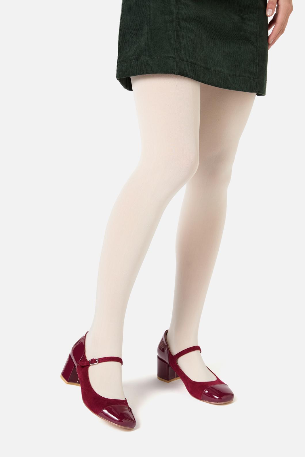 Princess Highway - Plum Two Fabric Mary Jane - plum