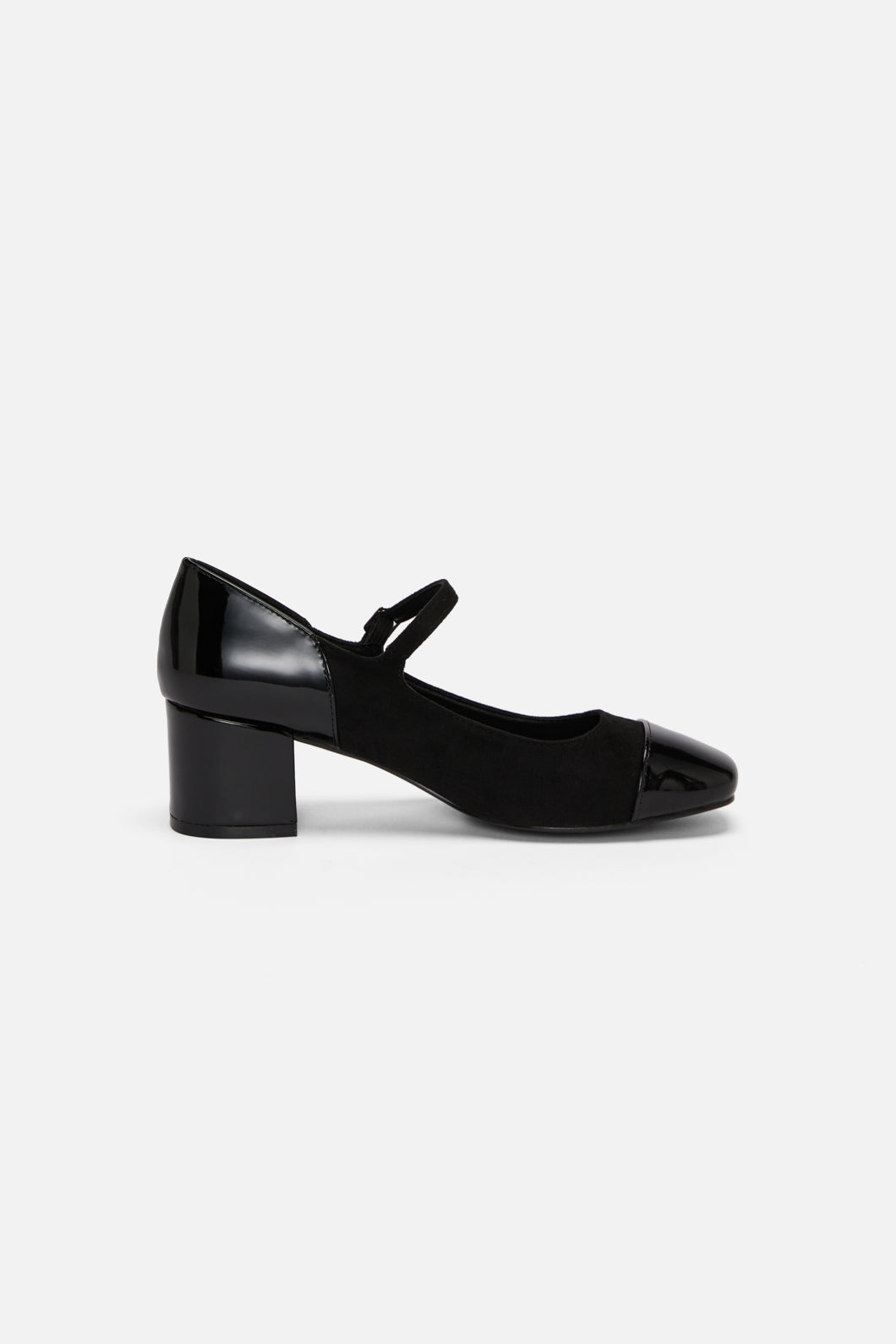 Princess Highway - Black Two Fabric Mary Jane - black