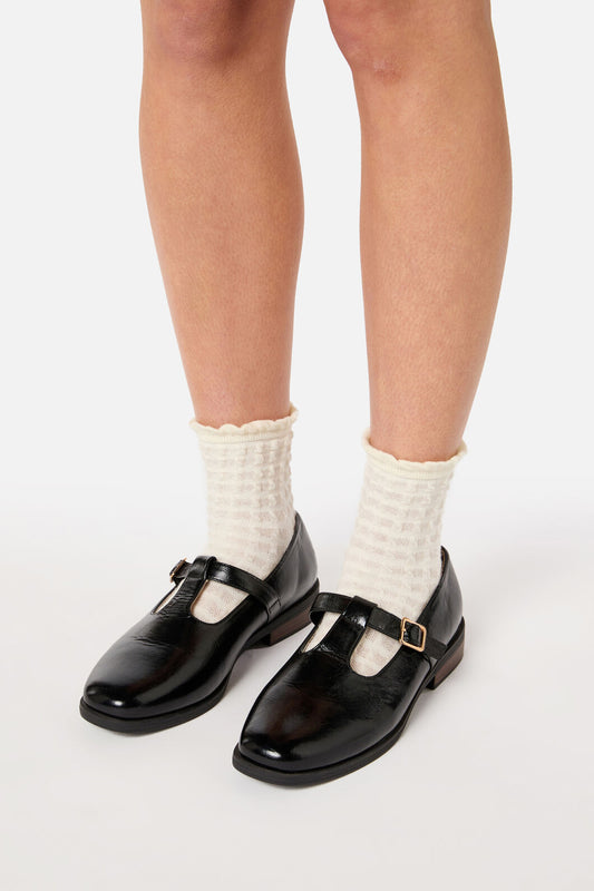 Princess Highway - Black T Bar Shoe - black