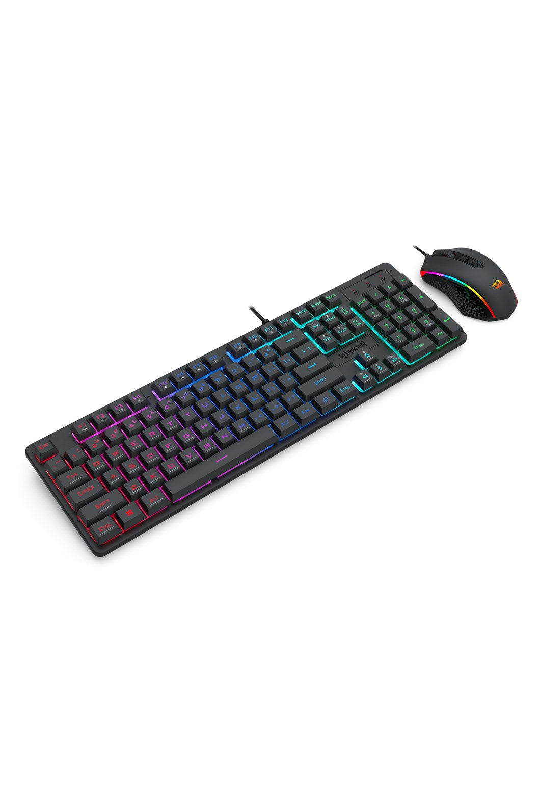 S107-RGB-BA Membrane Keyboard Combo