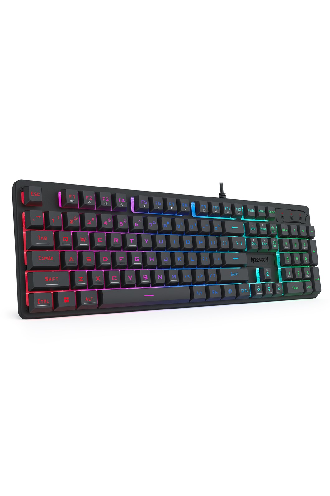 S107-RGB-BA Membrane Keyboard Combo