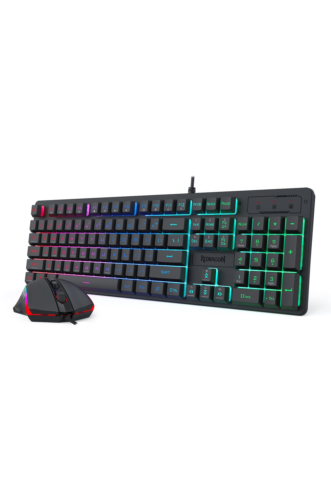 S107-RGB-BA Membrane Keyboard Combo