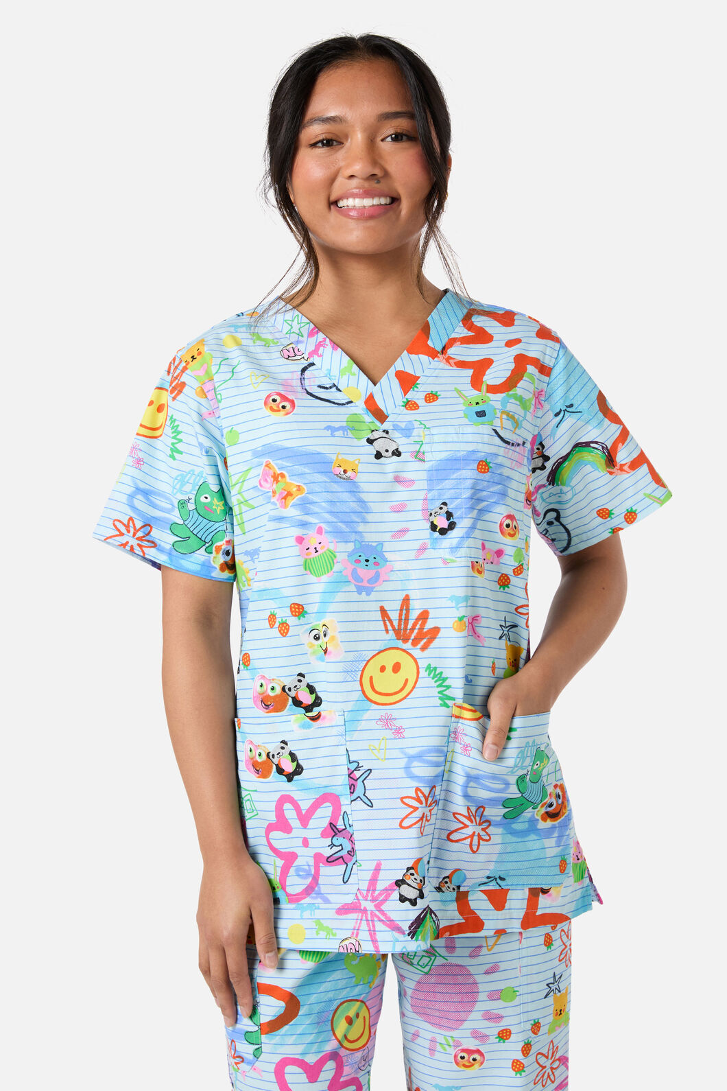 Scrubs With Love - Zero Concentration Scrub Set - blue