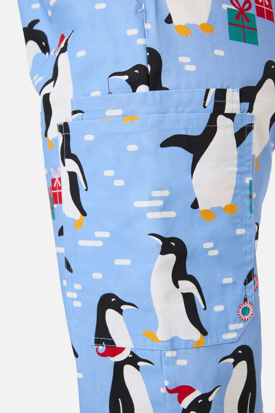 Scrubs With Love - NORTH POLE SCRUB SET - blue