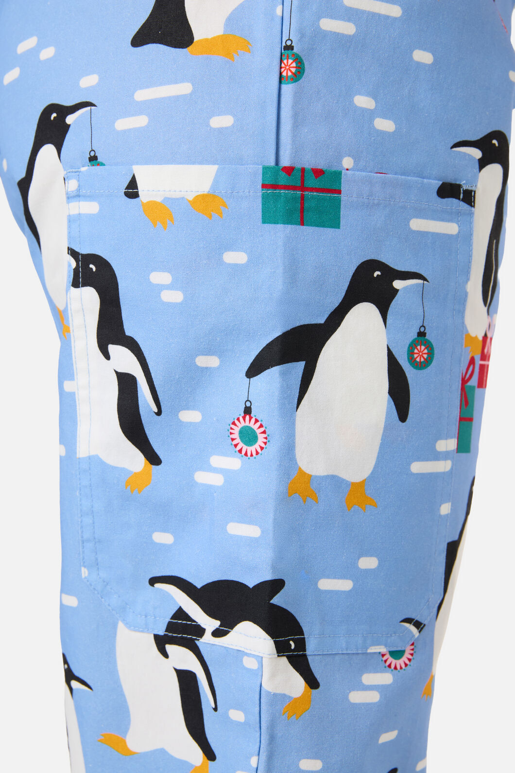 Scrubs With Love - NORTH POLE SCRUB SET - blue