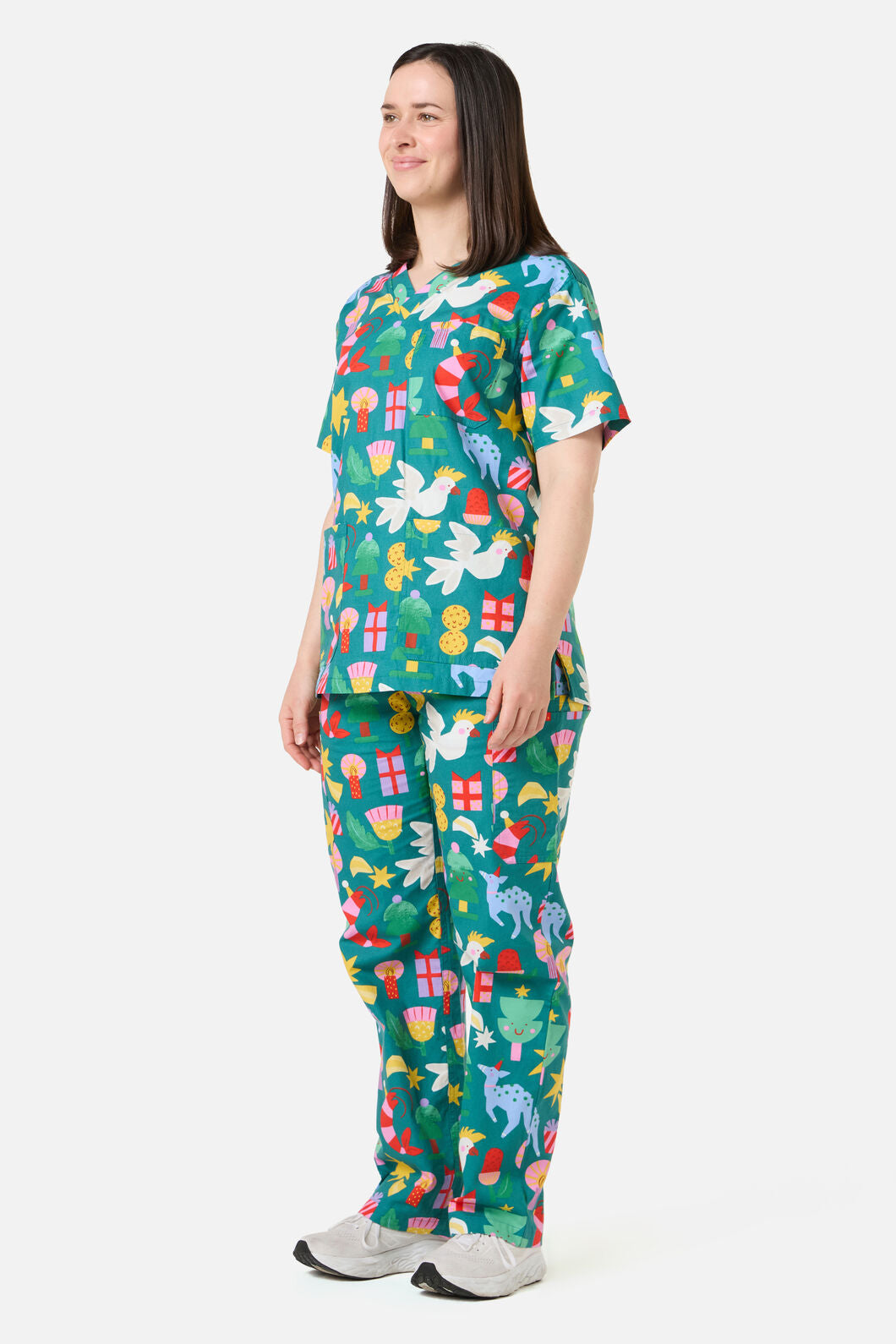 Scrubs With Love - WATTLE & WONDER SCRUB SET - green