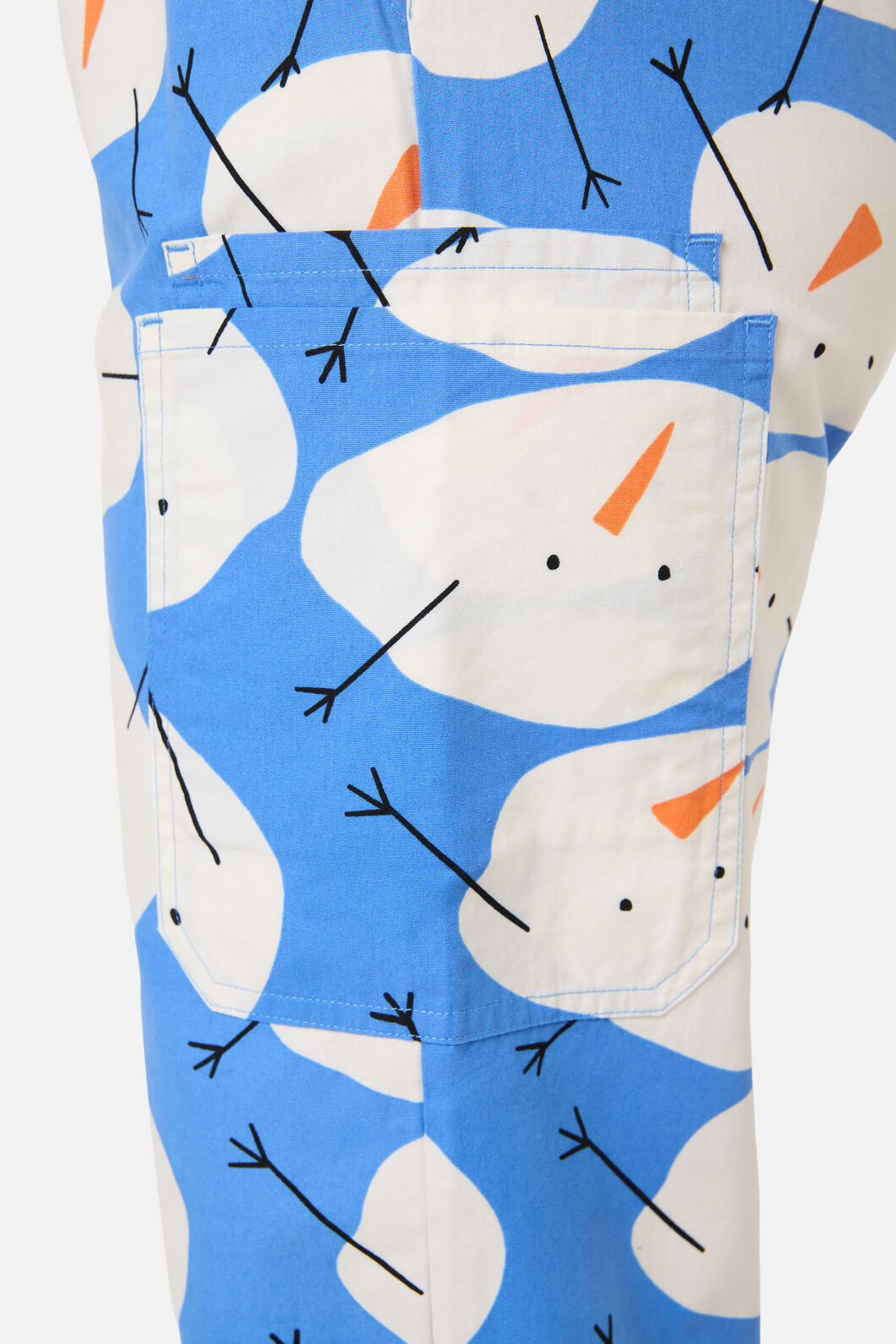 Scrubs With Love - SNOWMAN SCRUB SET - blue