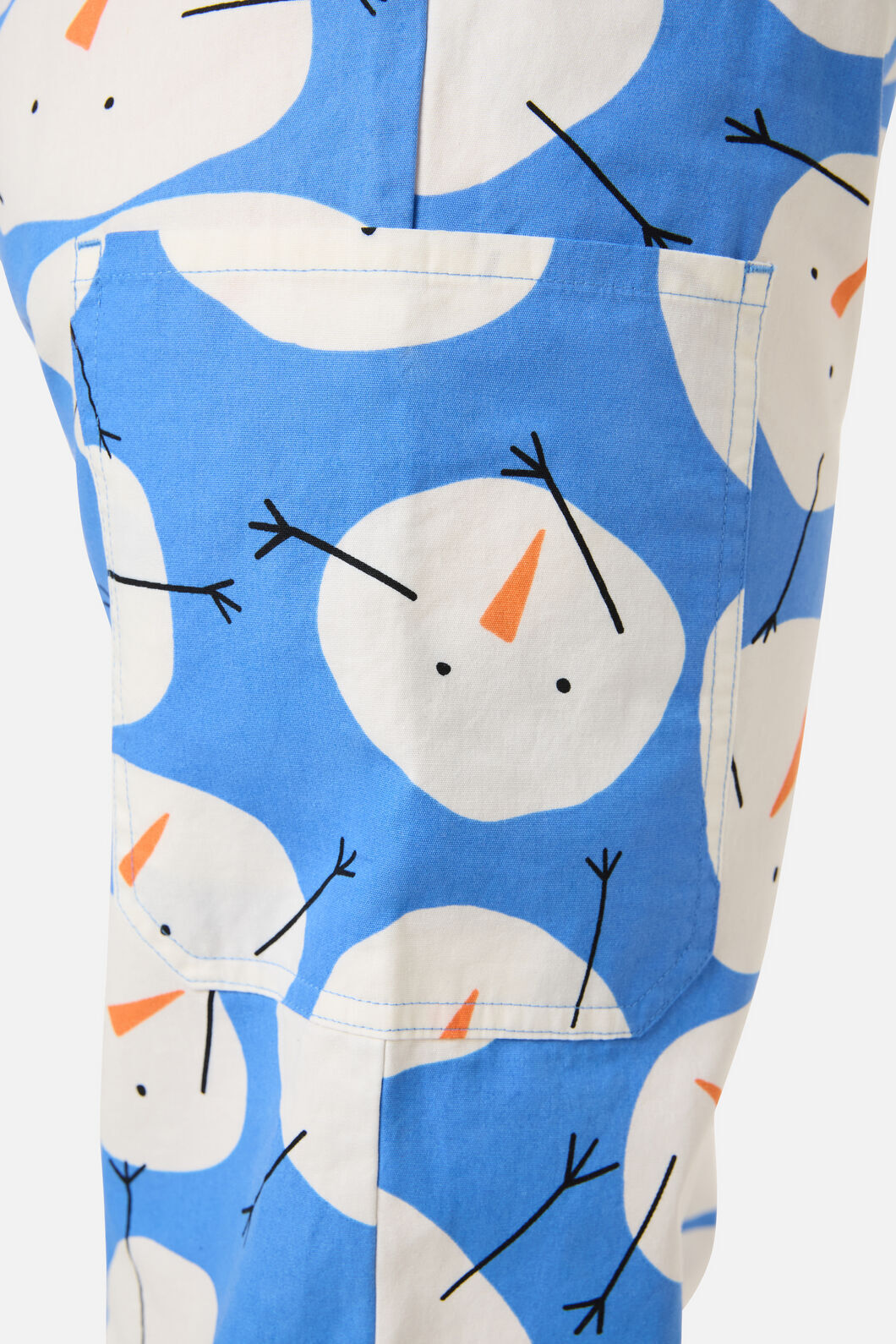 Scrubs With Love - SNOWMAN SCRUB SET - blue
