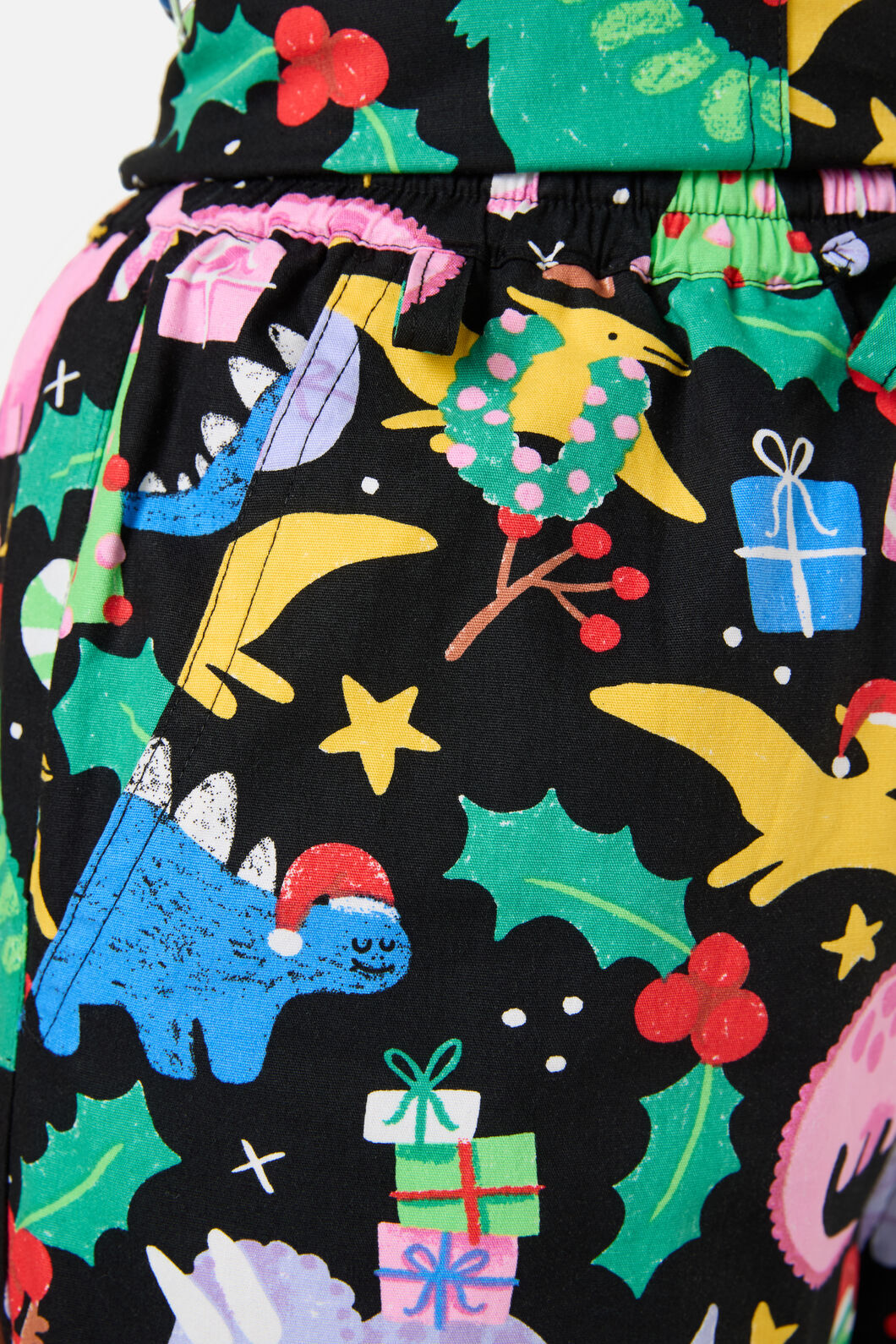 Scrubs With Love - CHRISTMAS DINO'S SCRUB SET - black