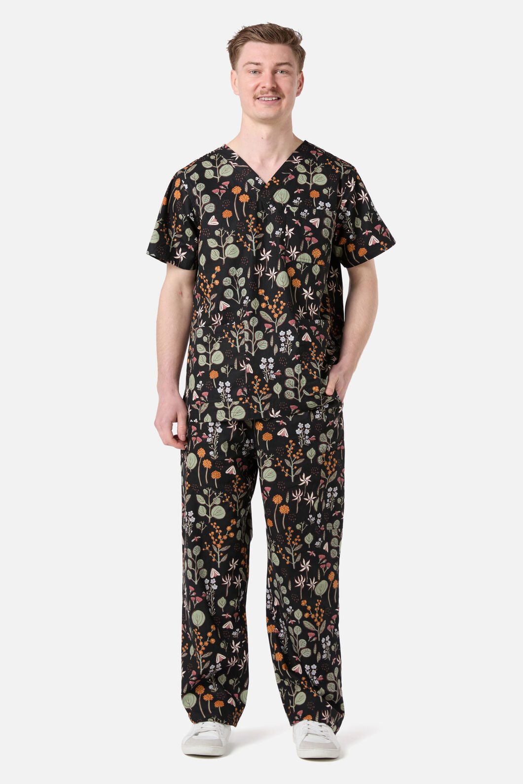 Scrubs With Love - Botanical Scrub Set - black