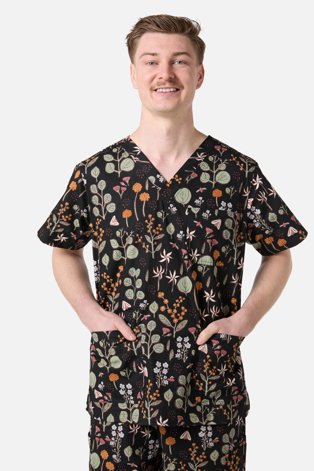 Scrubs With Love - Botanical Scrub Set - black