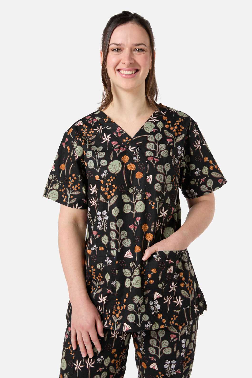 Scrubs With Love - Botanical Scrub Set - black