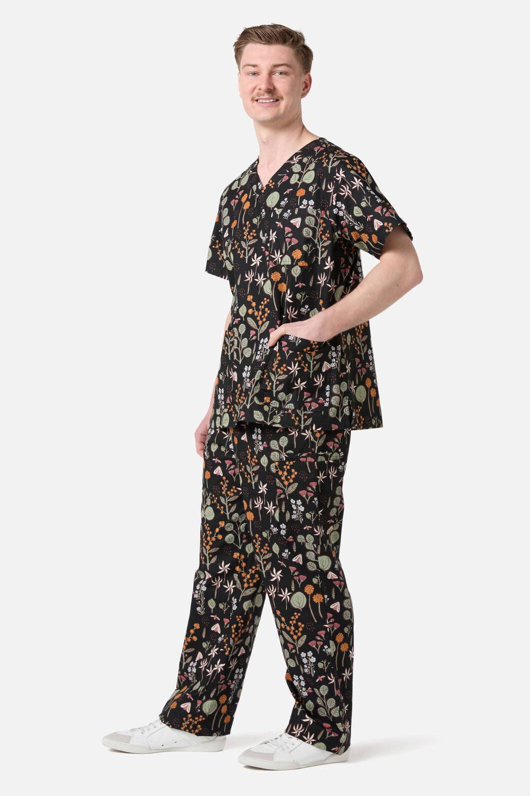 Scrubs With Love - Botanical Scrub Set - black