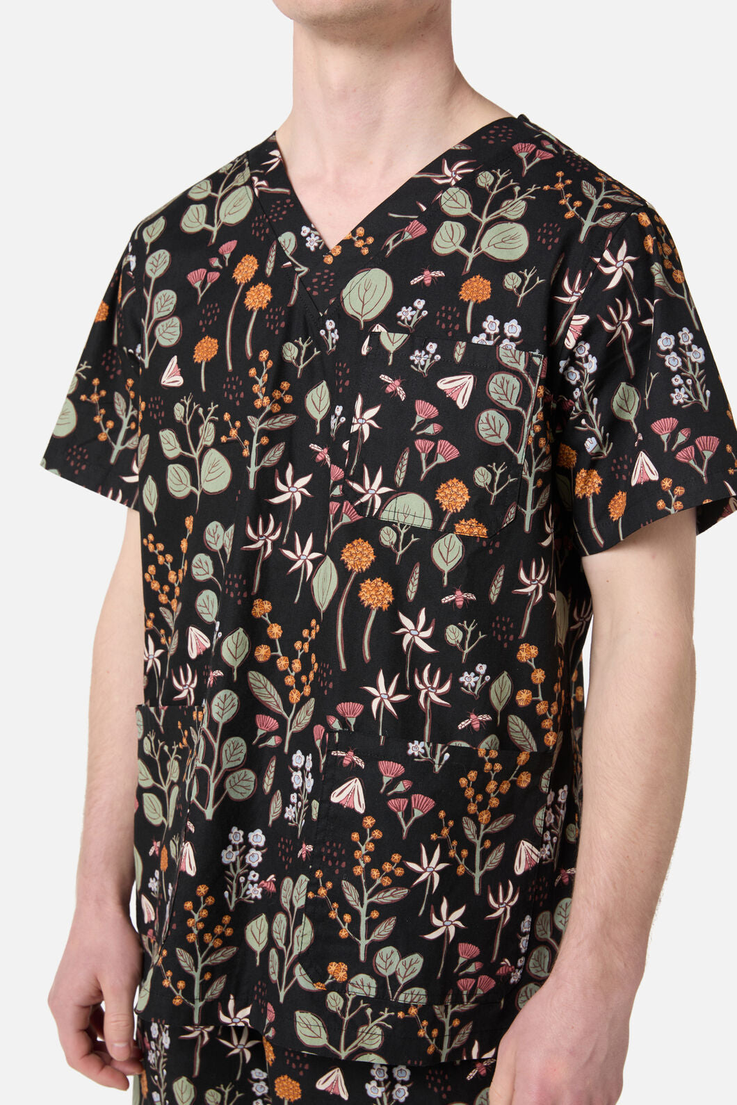 Scrubs With Love - Botanical Scrub Set - black