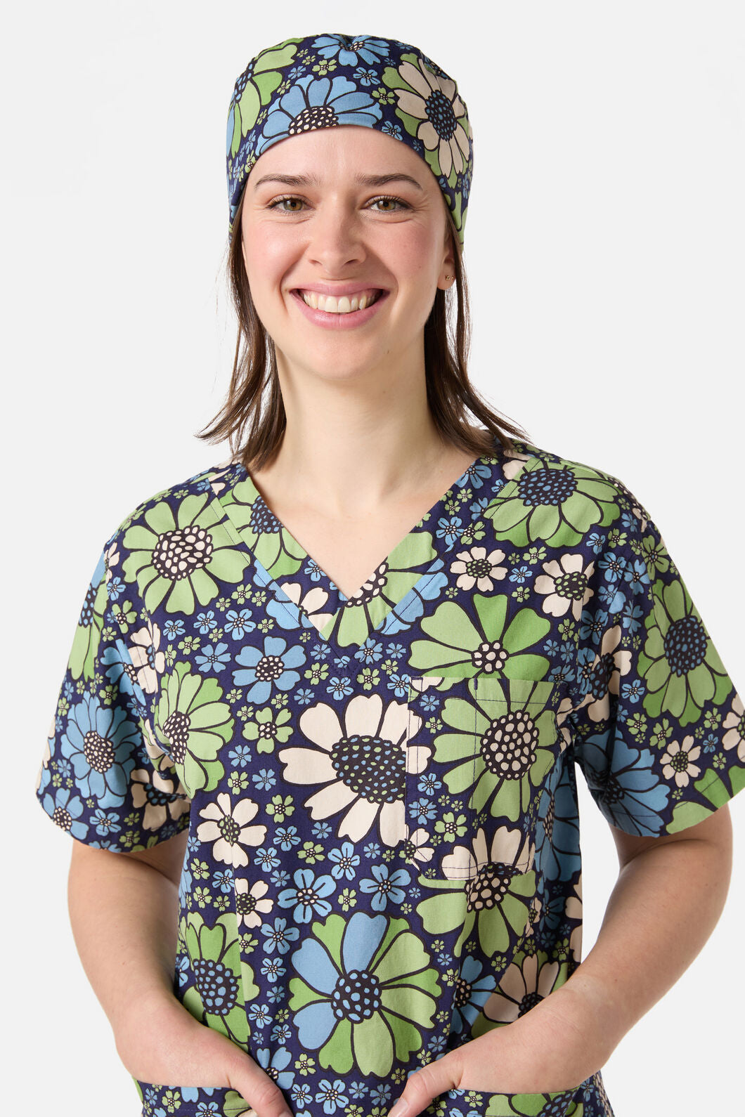 Scrubs With Love - Marigold Scrub Hat - blue