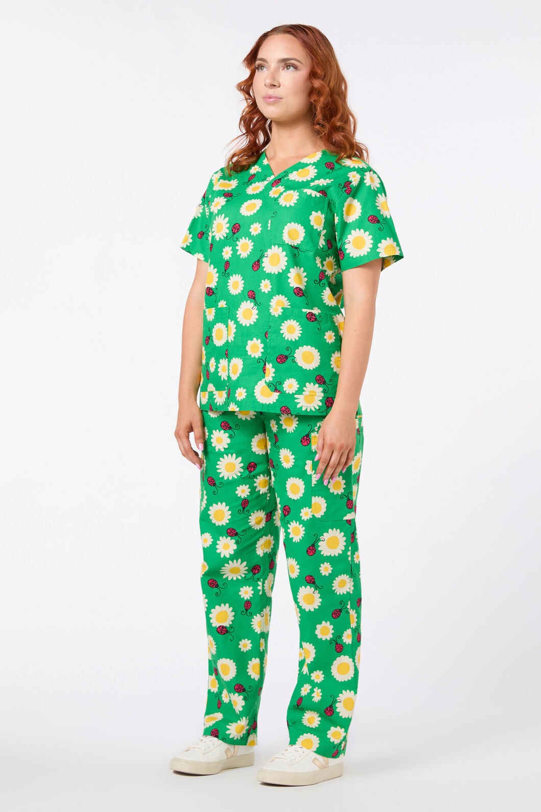 Scrubs With Love - Daisy Ladybird scrub set - green
