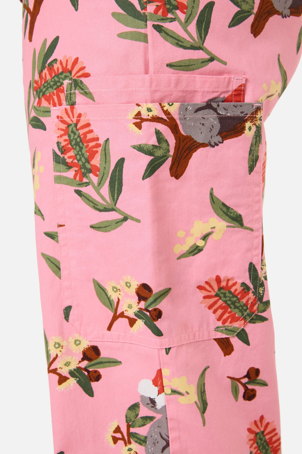 Scrubs With Love - CHRISTMAS KOALA PINK SCRUB SET - pink