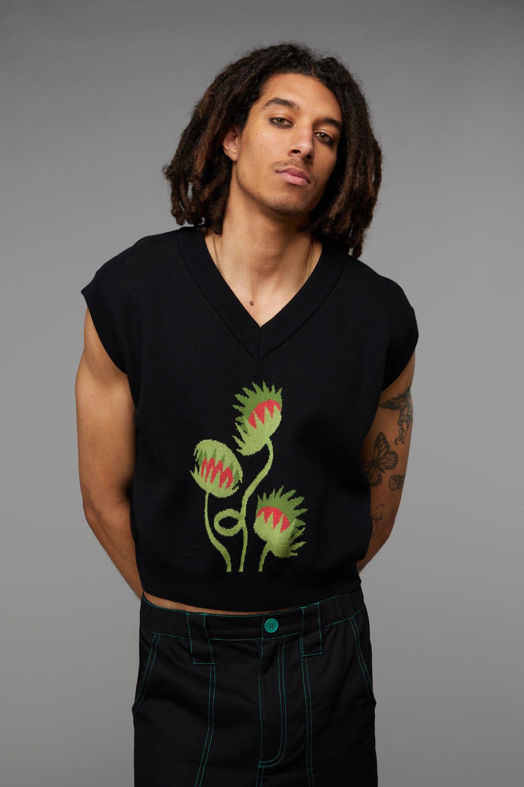 Black Friday - Venus Knit Vest - black