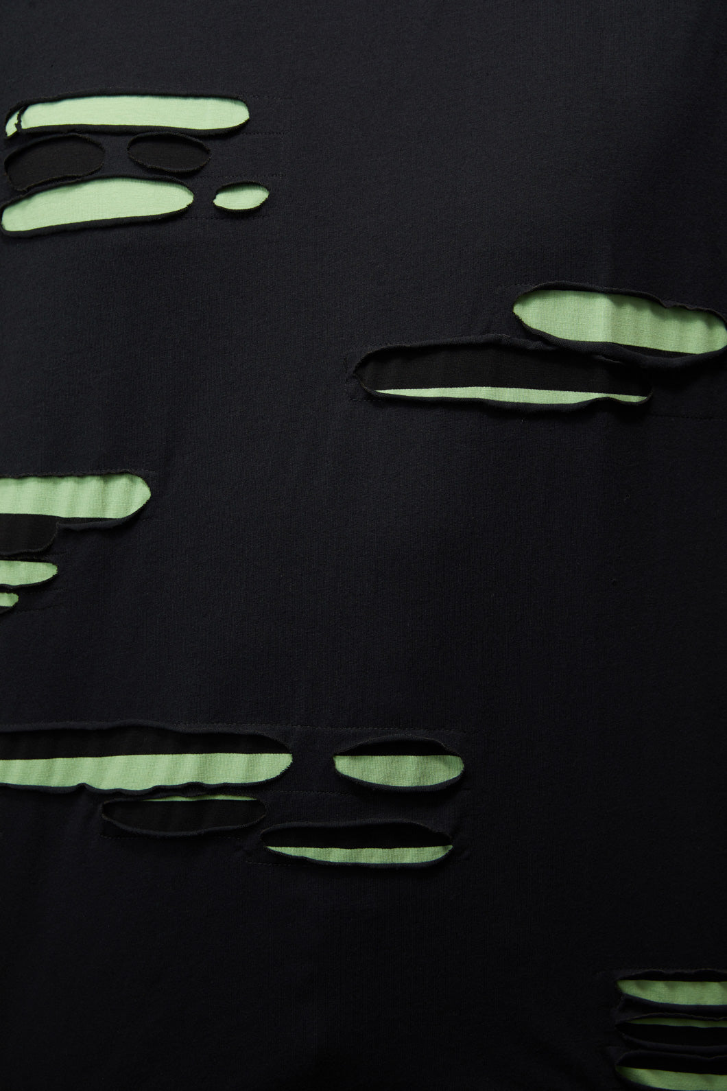Black Friday - Distressy Tee - black-green