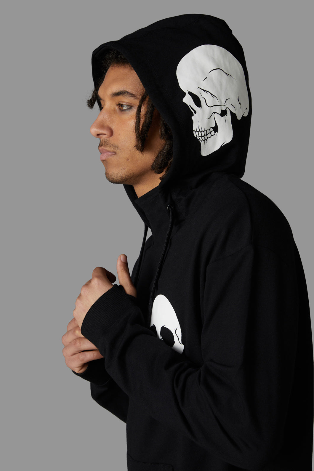 Black Friday - Skull Hoodie - black