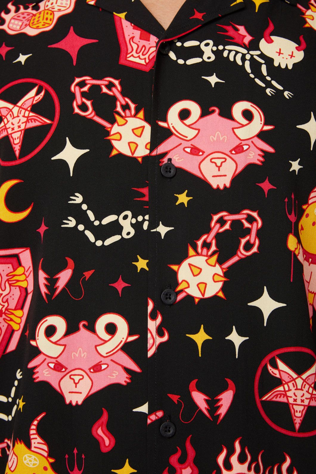 Black Friday - Hellish Short Sleeve Shirt - black